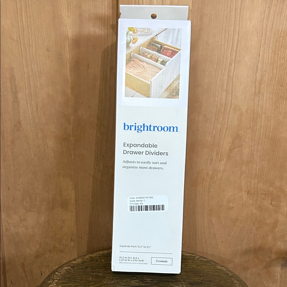 Brightroom White Expandable Drawer Dividers